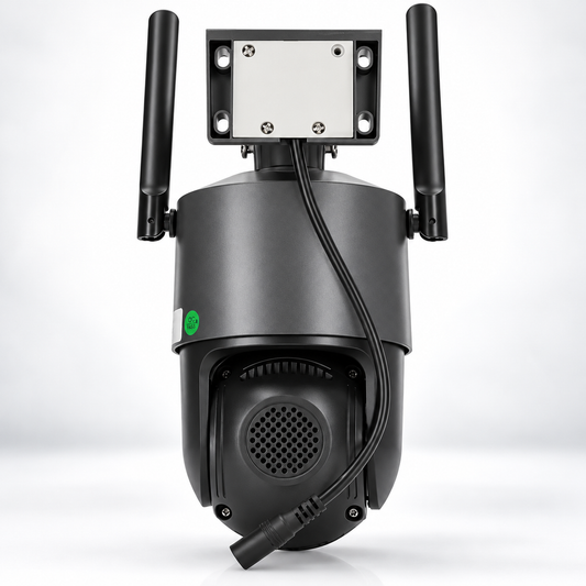 Cámara de Seguridad Ptz Exterior | Doble Lente IP Wifi Vision Nocturna 360
