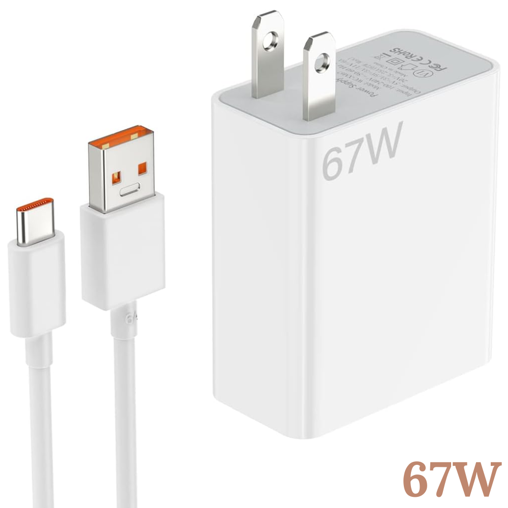 Cargador De Pared Xiaomi 67w Carga Rápid