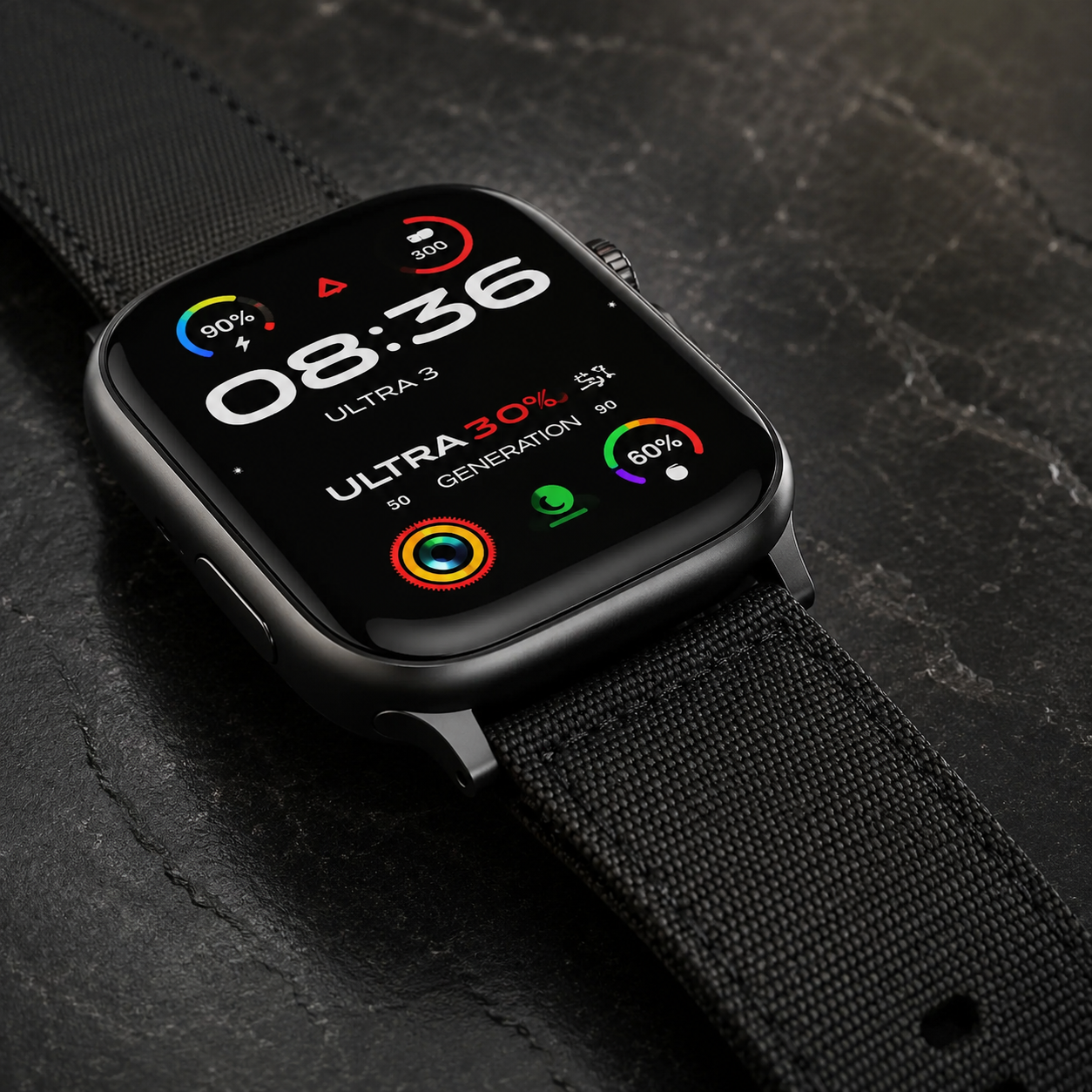 Kit 2 Smart Watch Con 7 Correas + Audífonos Inalámbricos - Combo i60