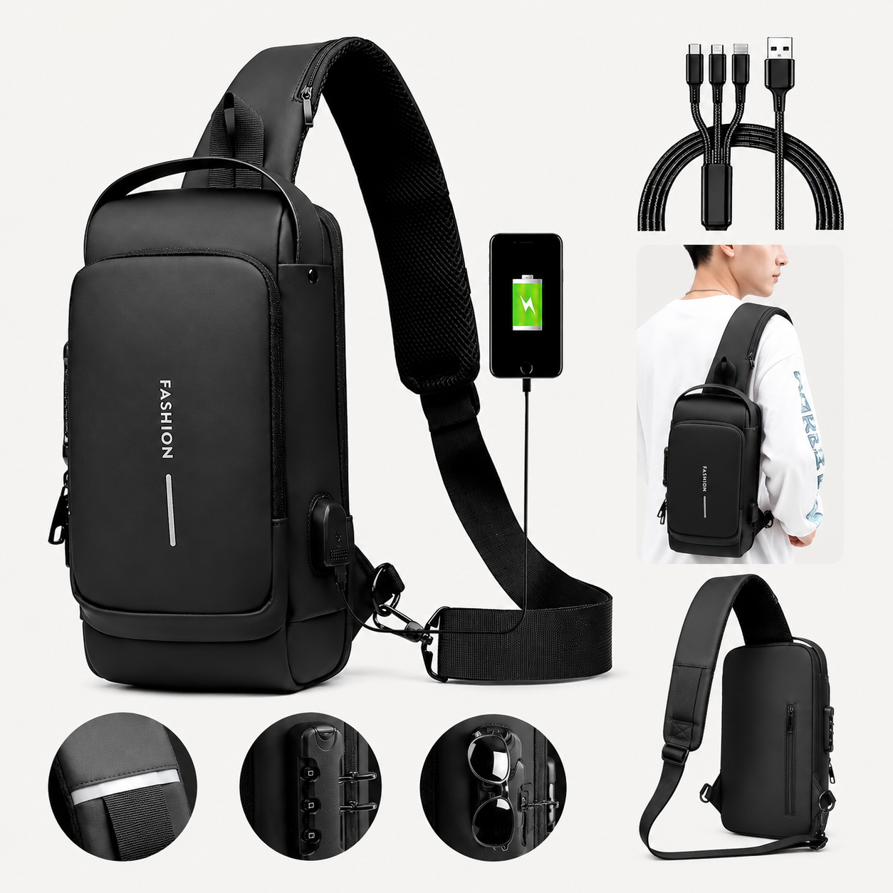 Bolso Manos Libres Deportivo Antirrobo