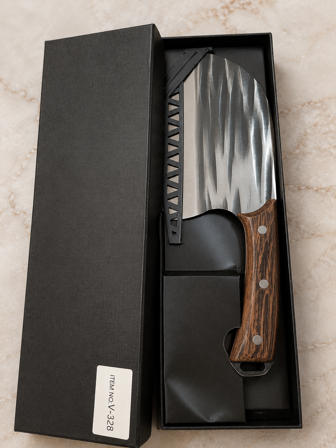 Cuchillo Hacha Japones Acero Inoxidable