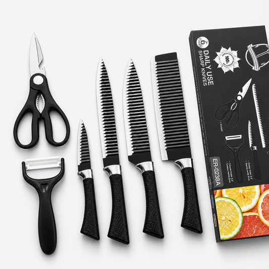 Set De Cuchillos Para Cocina 6 piezas