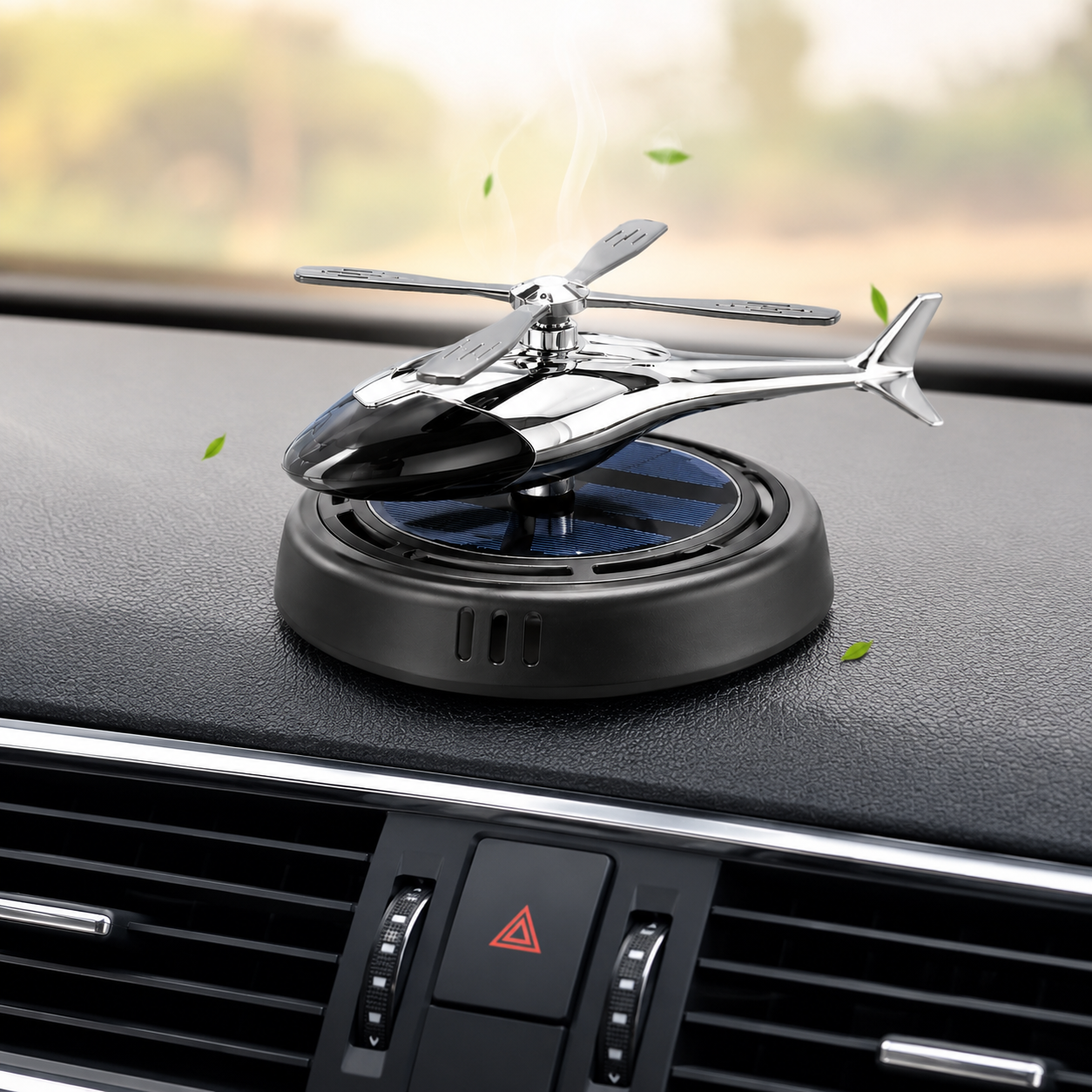 Ambientador Carro Difusor Aroma Solar Helicoptero Decorativo