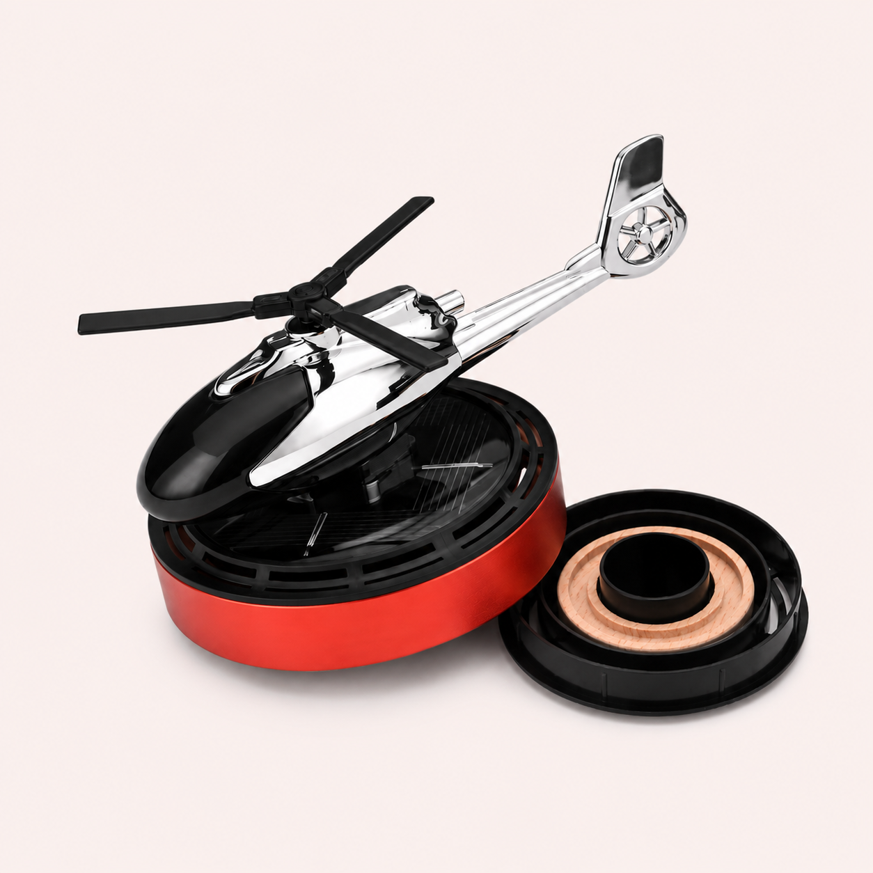 Ambientador Carro Difusor Aroma Solar Helicoptero Decorativo