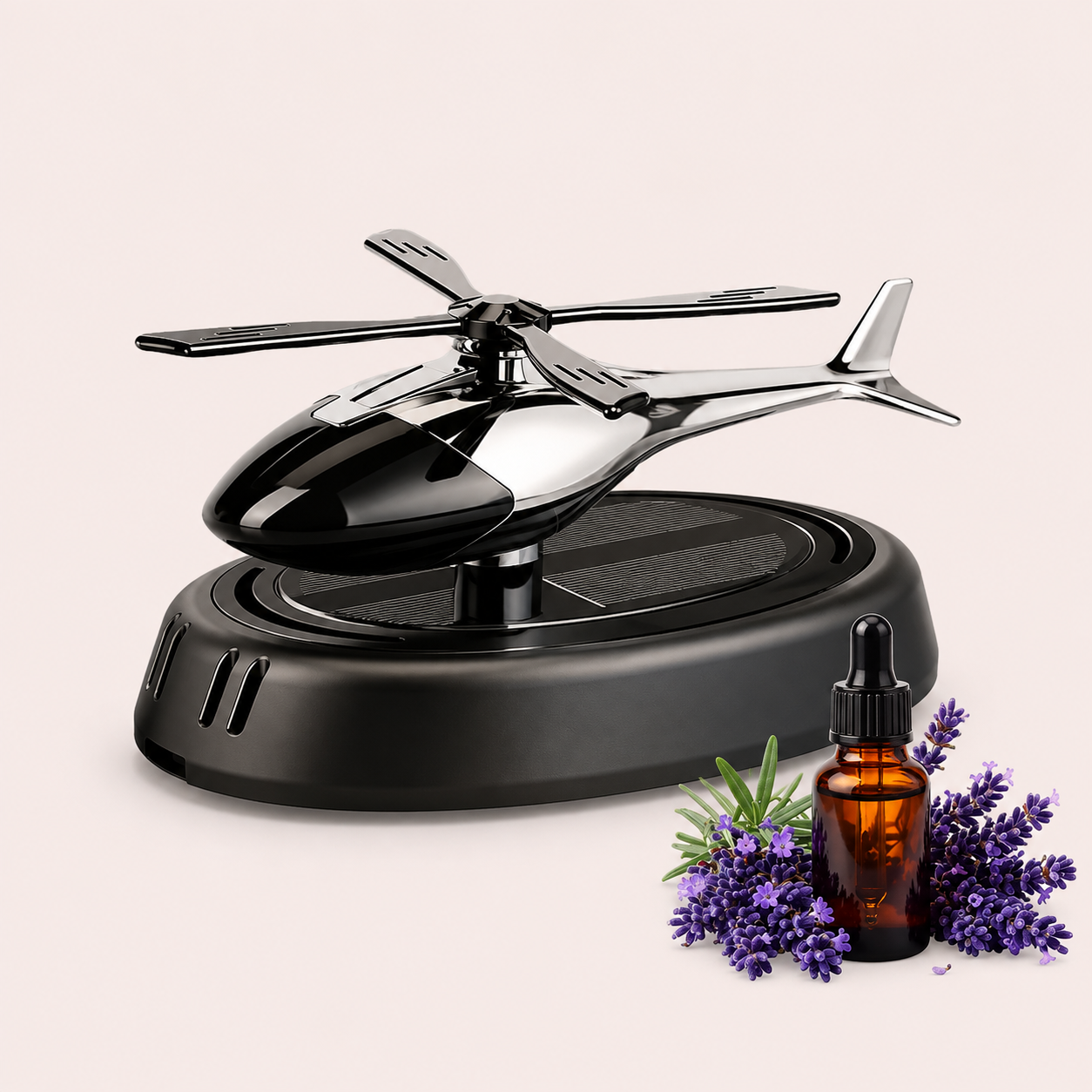 Ambientador Carro Difusor Aroma Solar Helicoptero Decorativo