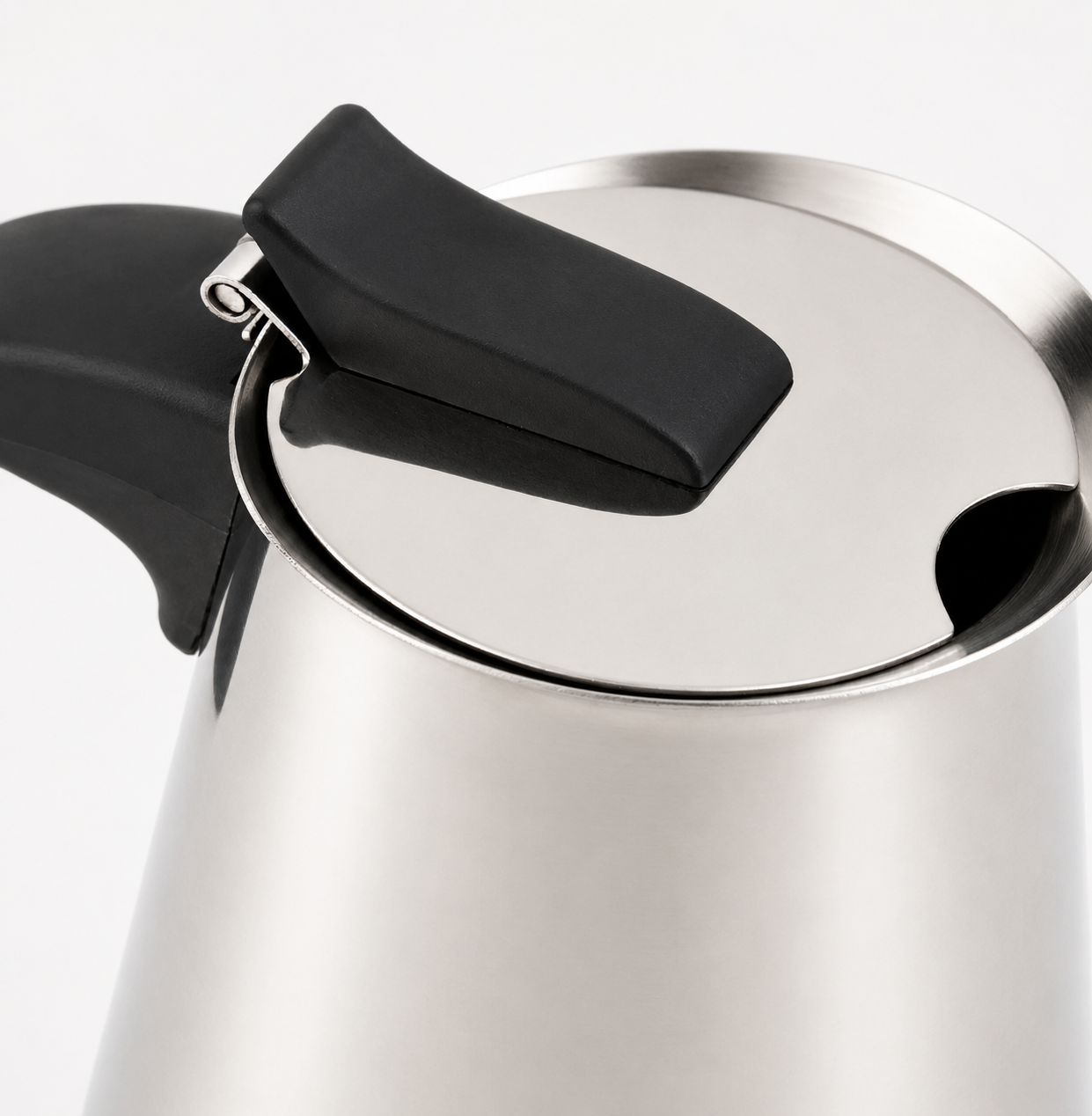 Cafetera Italiana Manual Acero Inoxidable - 450ml 9 Tazas