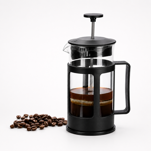 Cafetera Prensa Francesa Vidrio Borosilicato 800ml - Acero Inoxidable