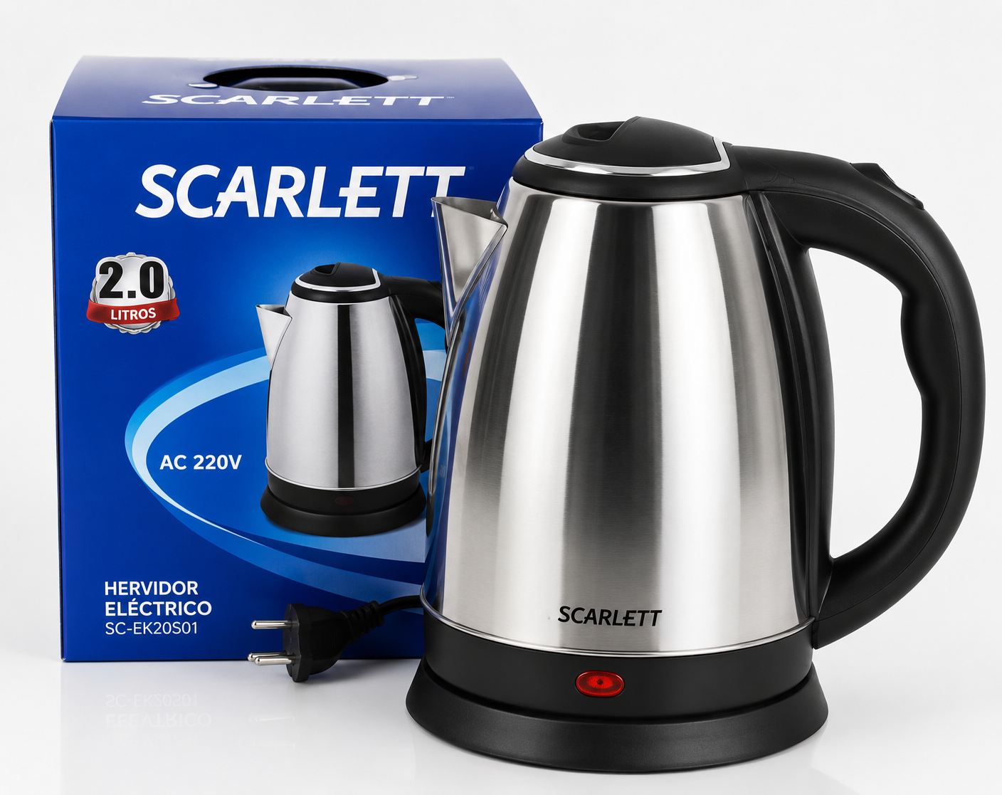 Cafetera Eléctrica Scarlett Acero Inoxidable 110v 2.0 L