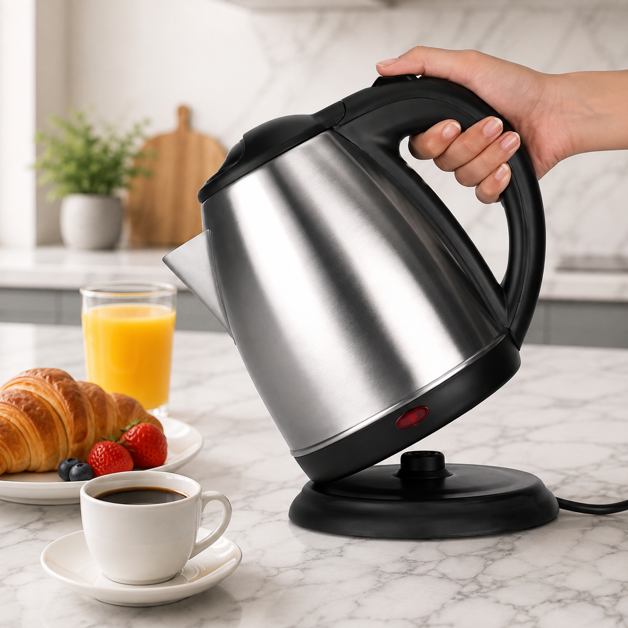 Cafetera Eléctrica Scarlett Acero Inoxidable 110v 2.0 L