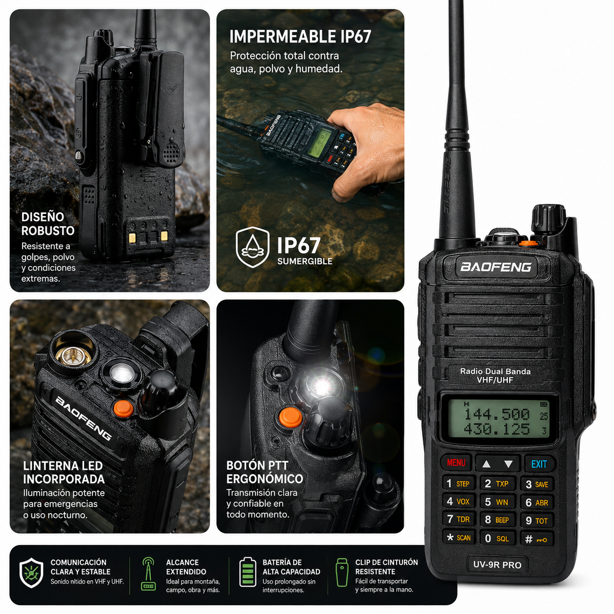 Radio Baofeng UV-9R Pro