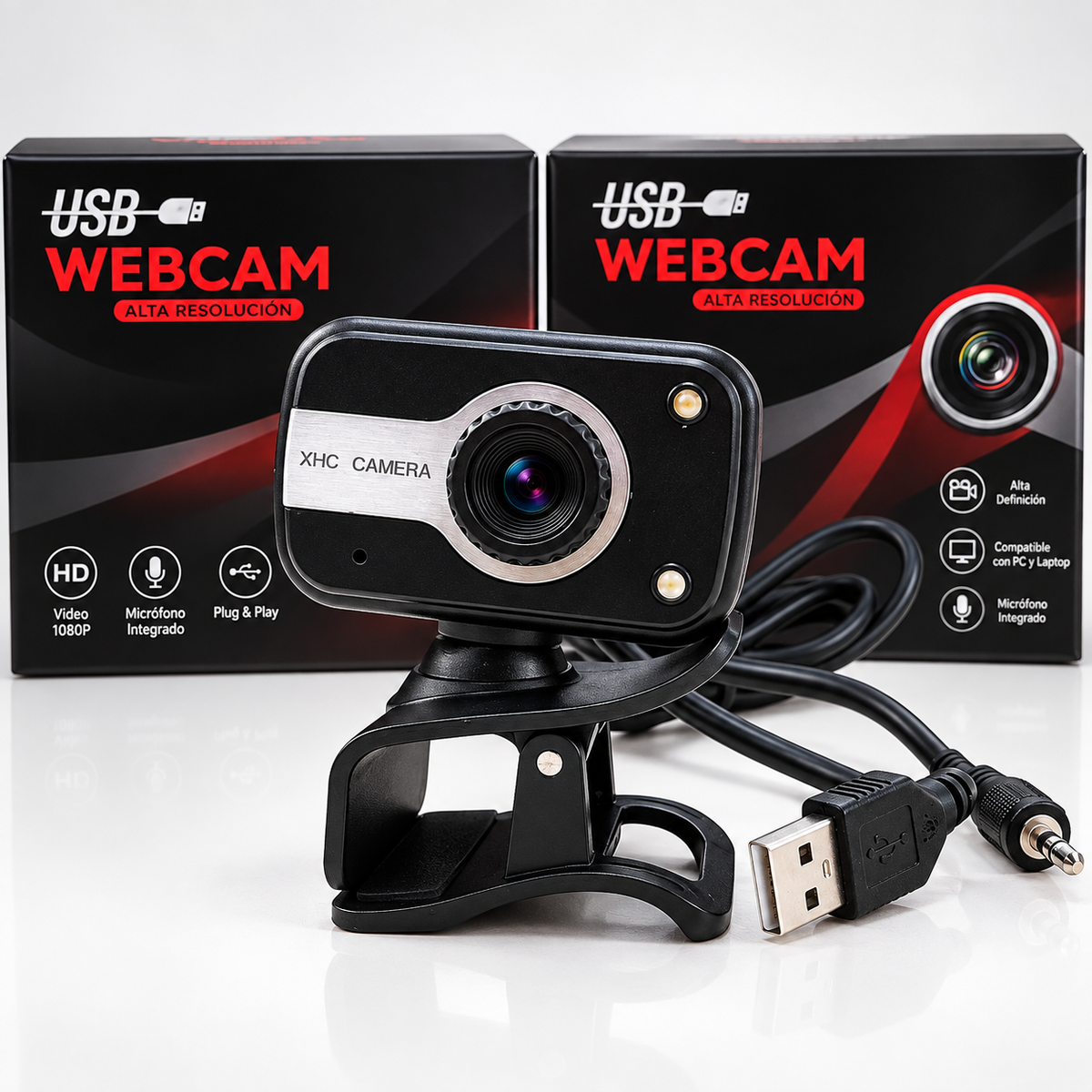 Camara Web USB HD 1080P Con Microfono