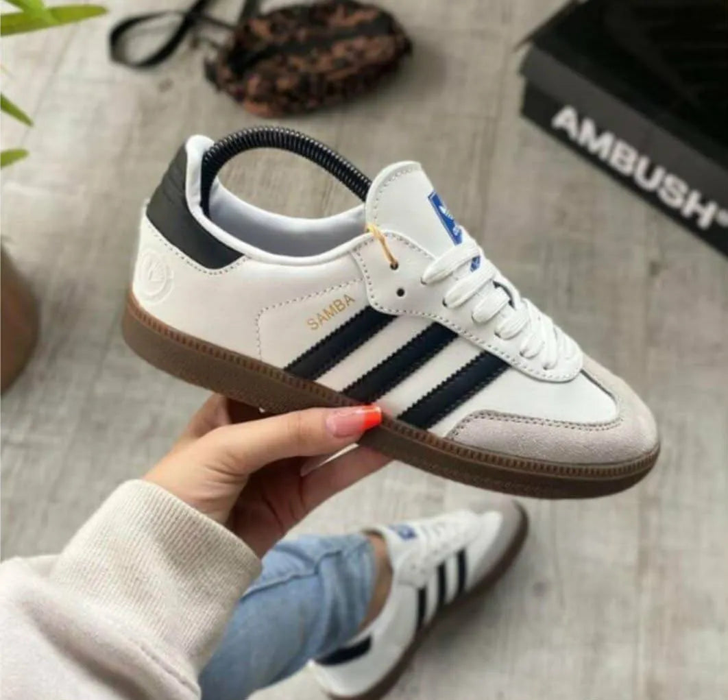 Tenis Adidas Samba Blanco Negro Kc