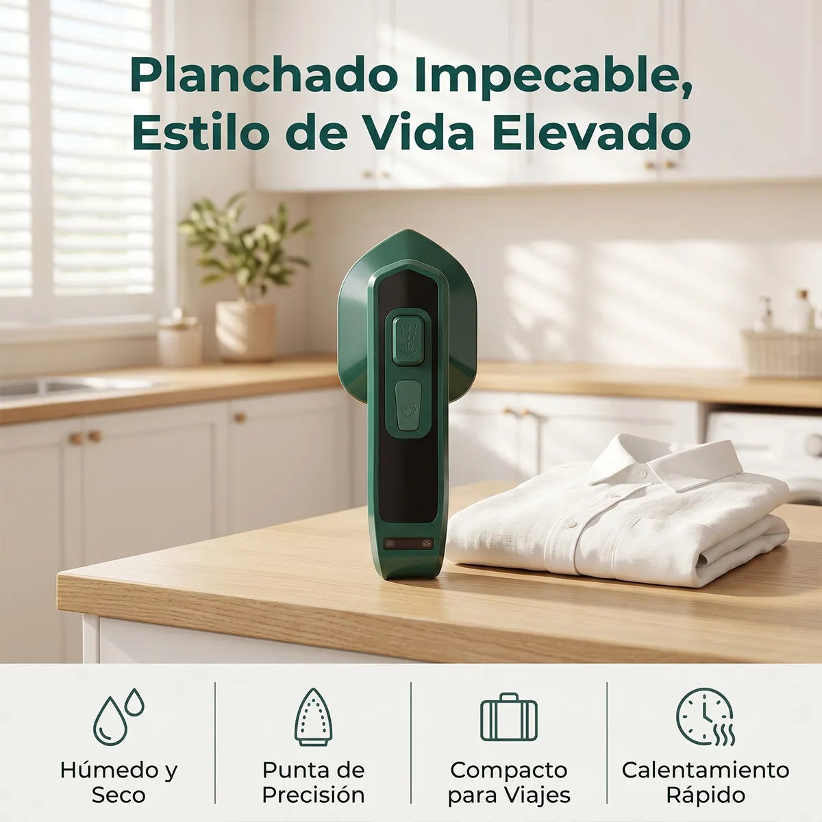 Plancha De Vapor Portátil